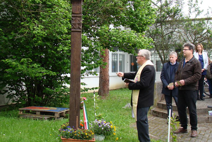 2023.05.19. - Szentmise, kopjafa szentel�s